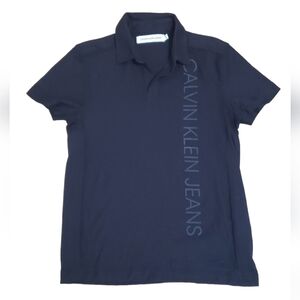 Calvin Klein Jeans T Shirt Polo Short Sleeves With Logo Size S